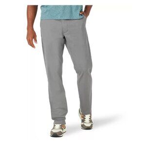Lee Mens Extreme Motion MVP Relaxed Straight Pants 38x29 Gravel Gray